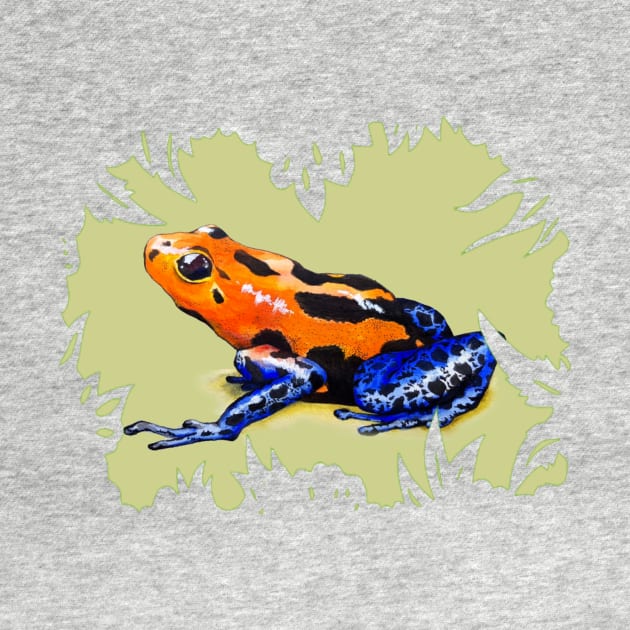 Poison Dart Frog by IndiasIllustrations